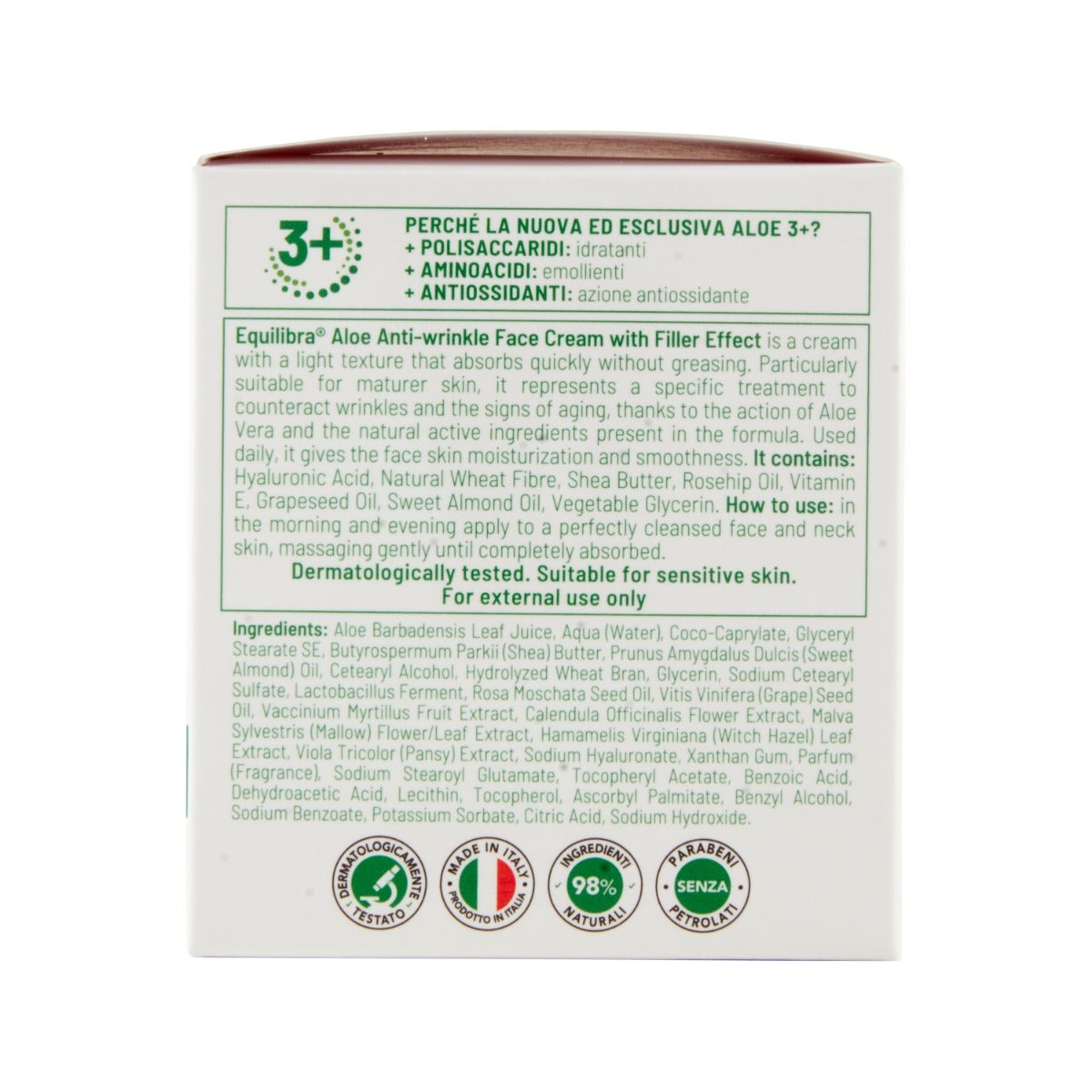 Equilibra Aloe Crema Viso Anti-Rughe 50ml-4