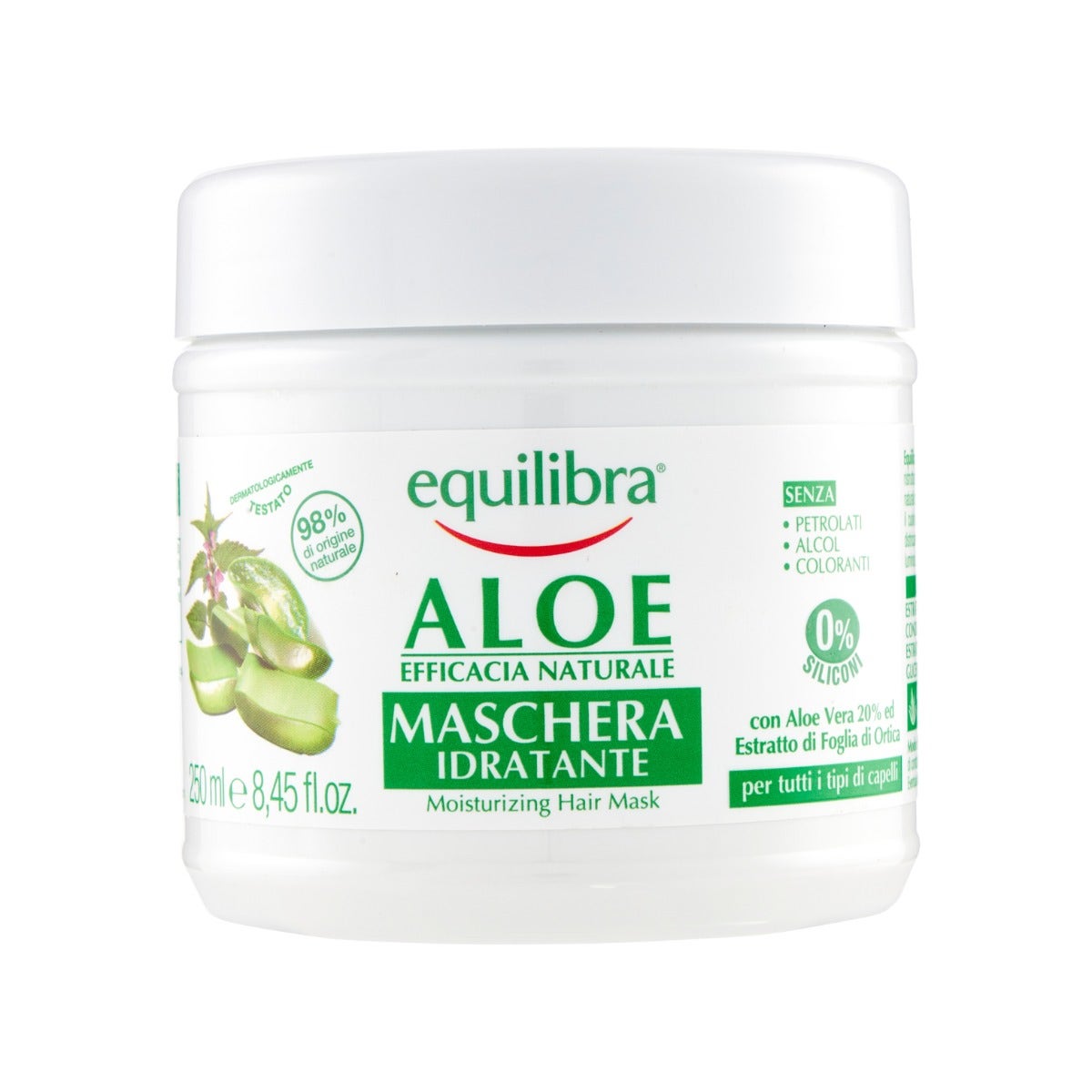 Equilibra Aloe Maschera Capelli Idratante 250ml-3