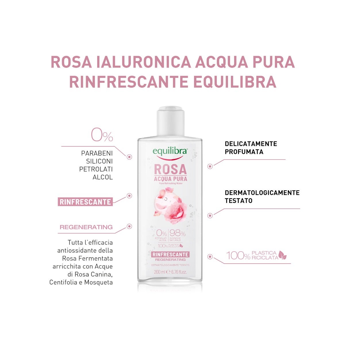Equilibra Rosa Acqua Pura Tonificante 200ml-3