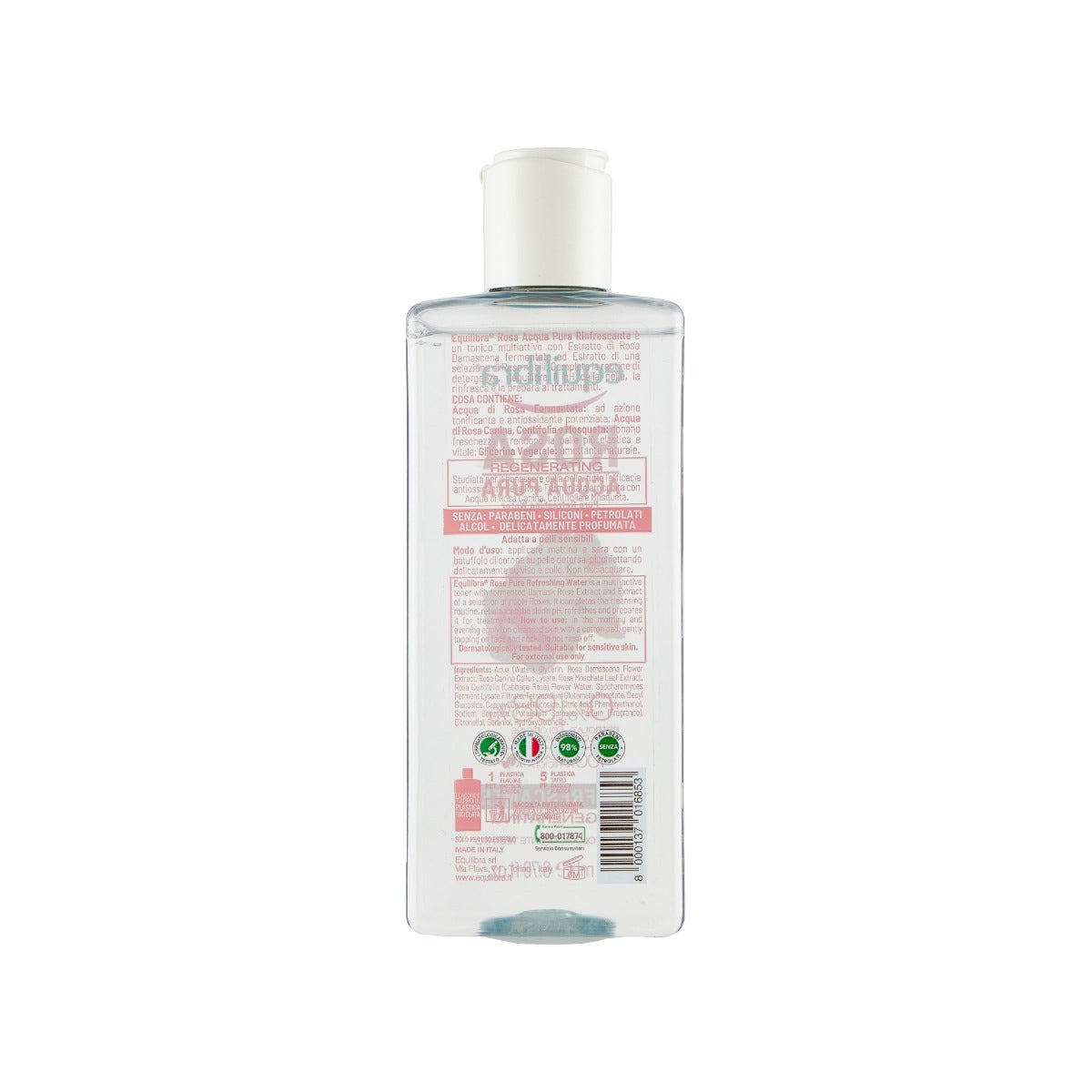 Equilibra Rosa Acqua Pura Tonificante 200ml-6