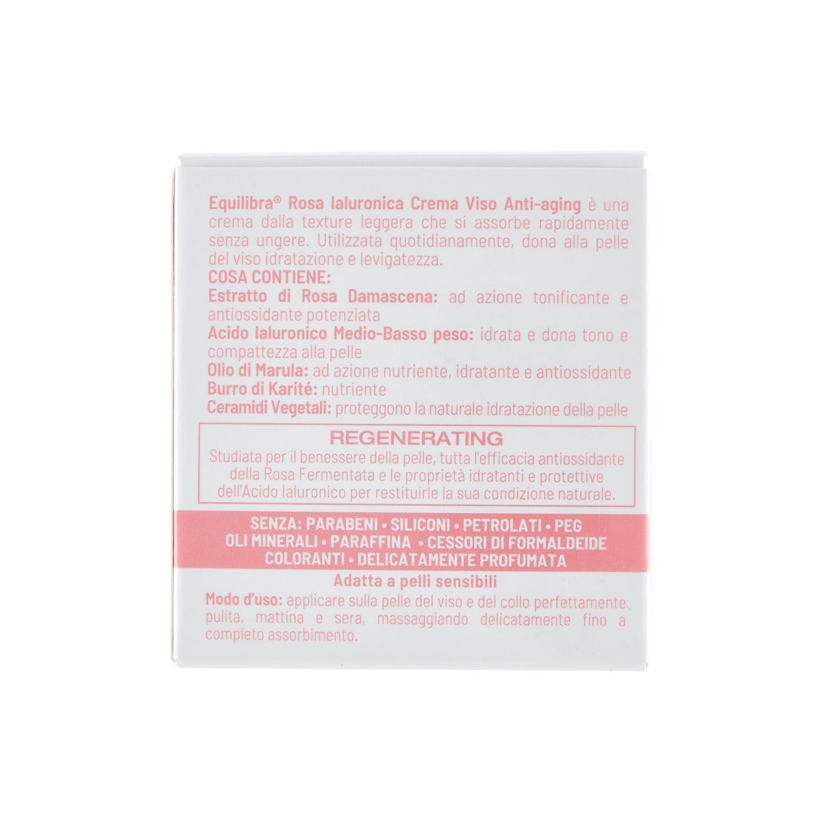 Equilibra Rosa Ialuronica Crema Viso Anti-aging 50ml-6