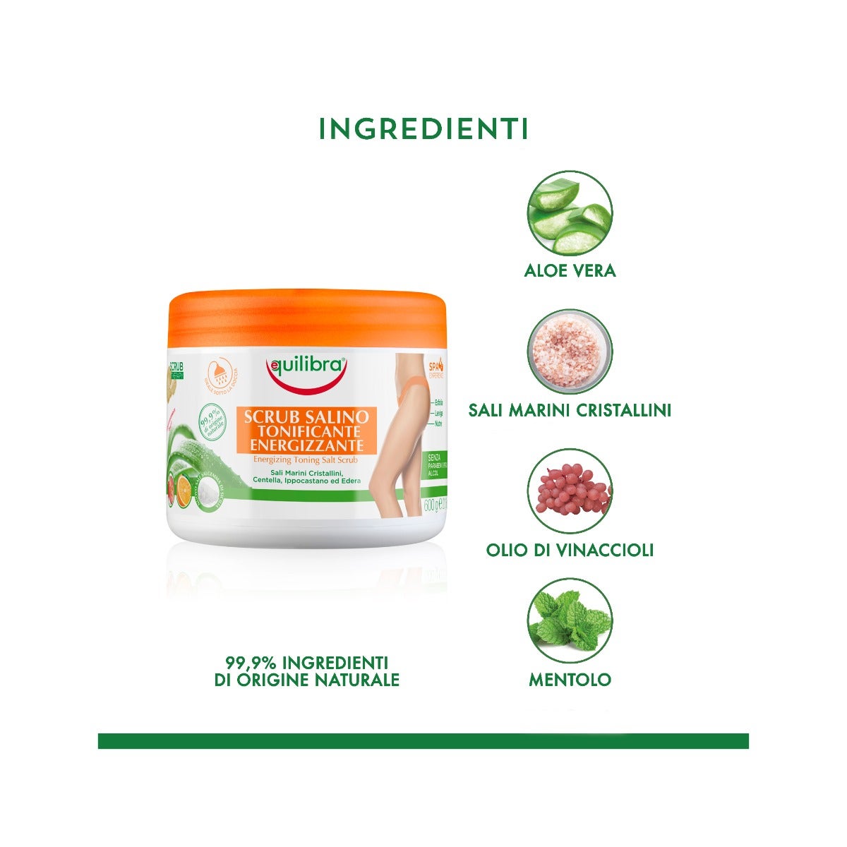 Equilibra Scrub Salino Tonificante Energizzante 600g-4