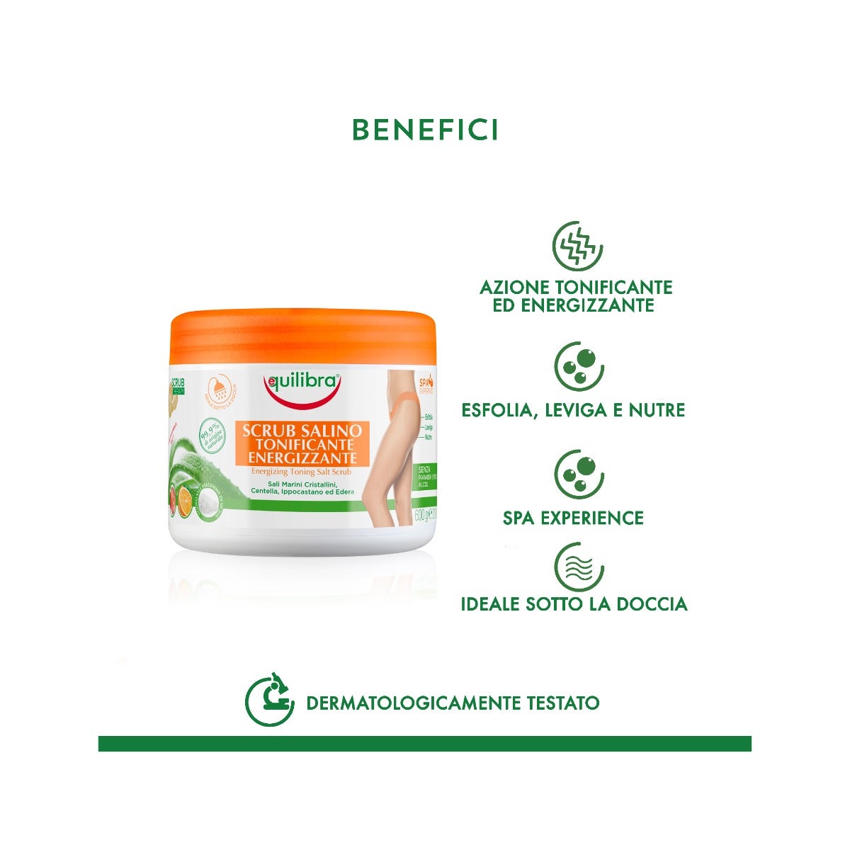 Equilibra Scrub Salino Tonificante Energizzante 600g-5