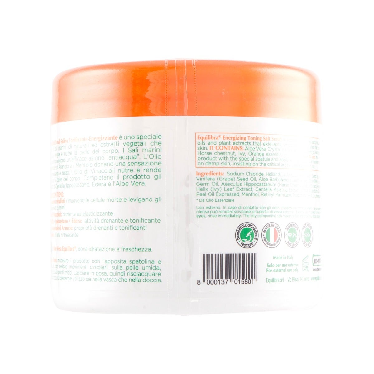 Equilibra Scrub Salino Tonificante Energizzante 600g-7