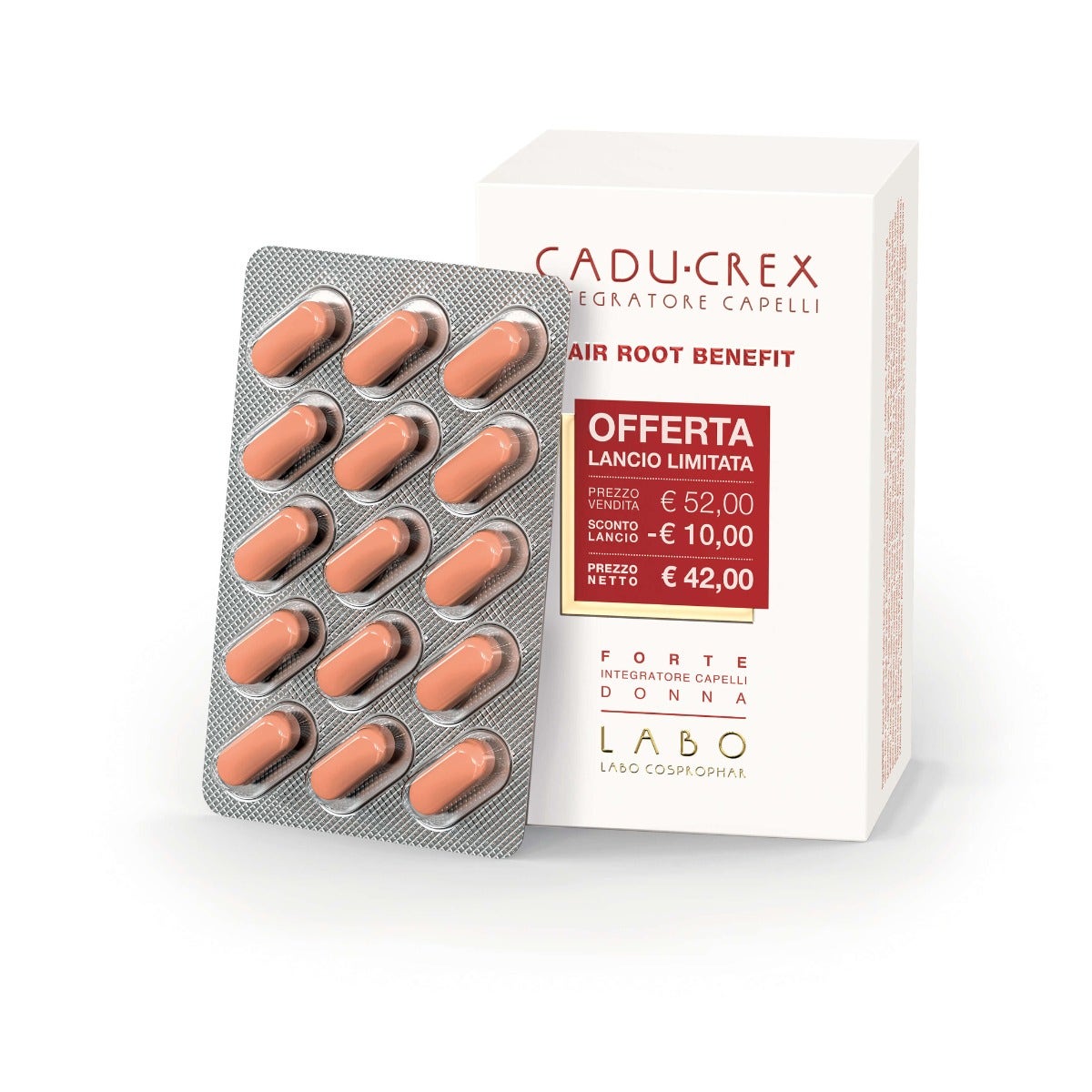 Crescina Cadu-Crex Hair Root Benefit Donna 60 Compresse-2