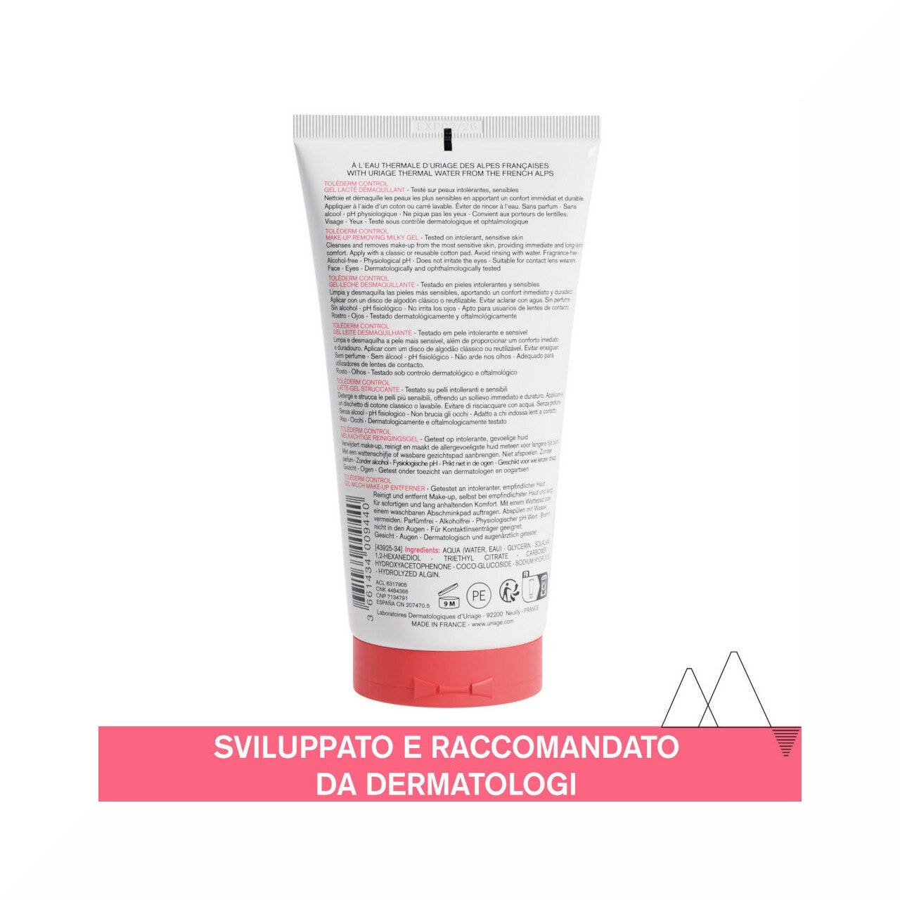 Uriage Tolederm Control Gel Latte Struccante Pelli Sensibili 150ml-2