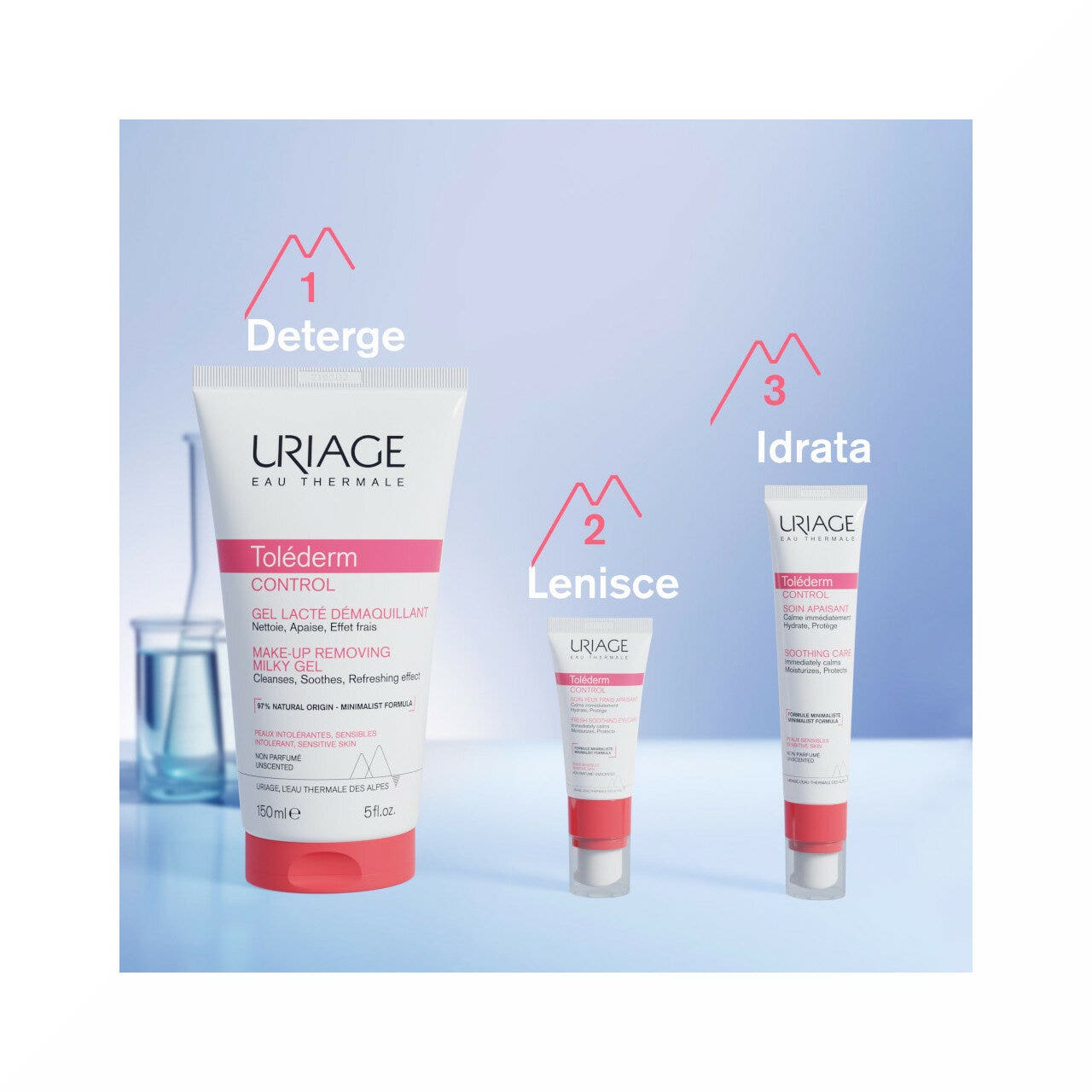 Uriage Tolederm Control Gel Latte Struccante Pelli Sensibili 150ml-11