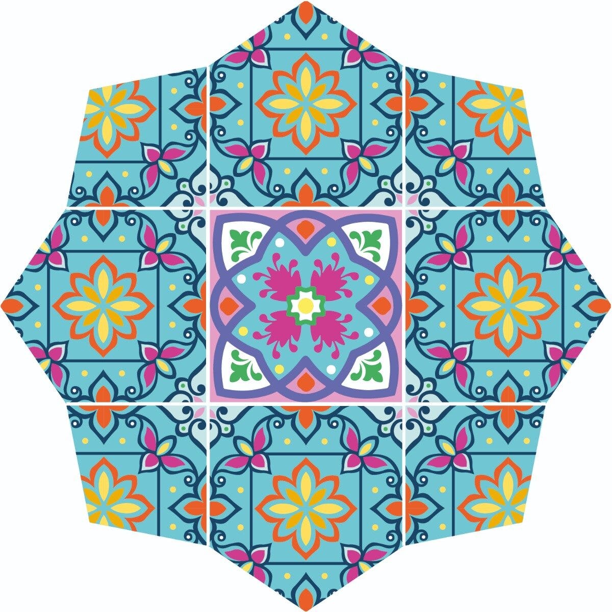 Le Maioliche Sottotutto Light Blue 1 Pezzo-2