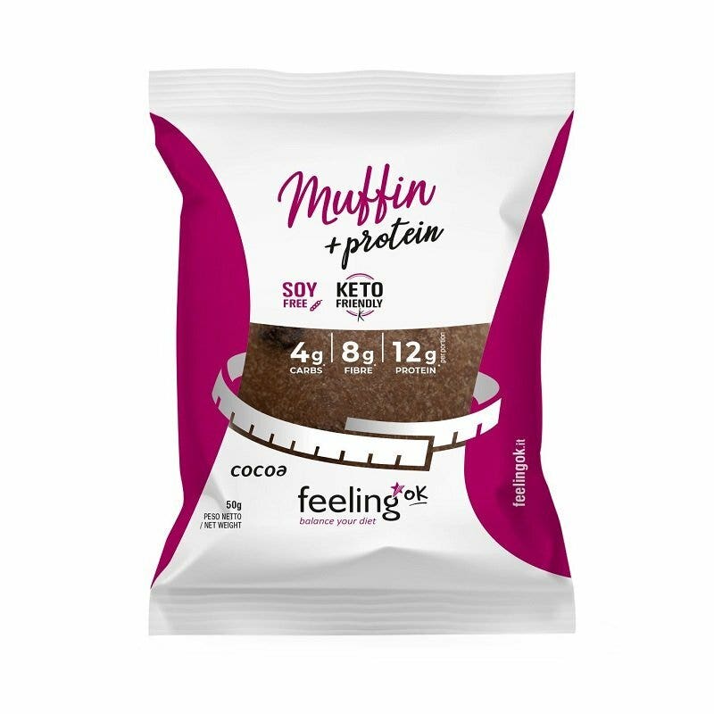 Feeling Ok Muffin Cacao Gocce di Cioccolato 50g-1