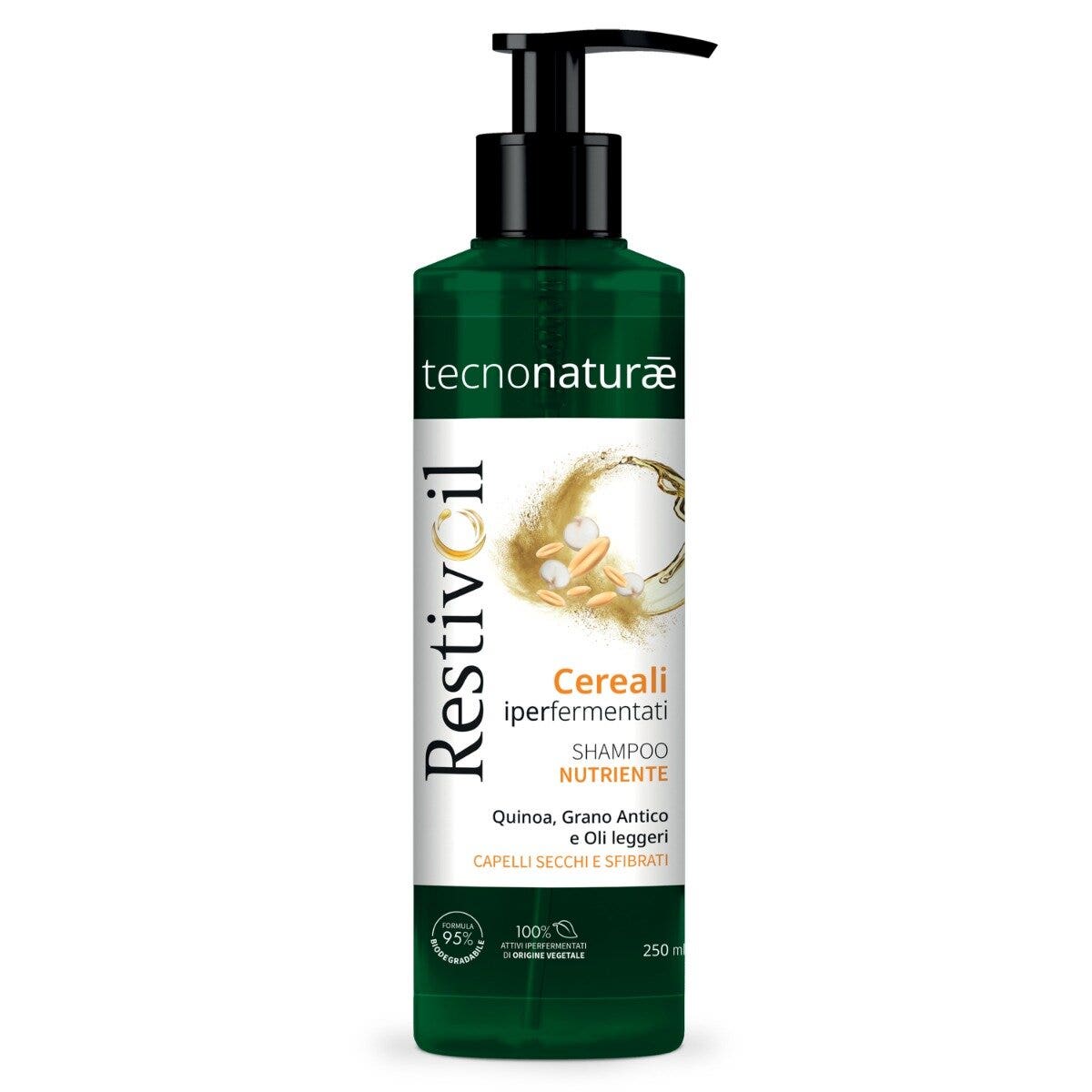 Restivoil Tecnonaturae Cereali Iperfermentati Shampoo Nutriente 250ml-1