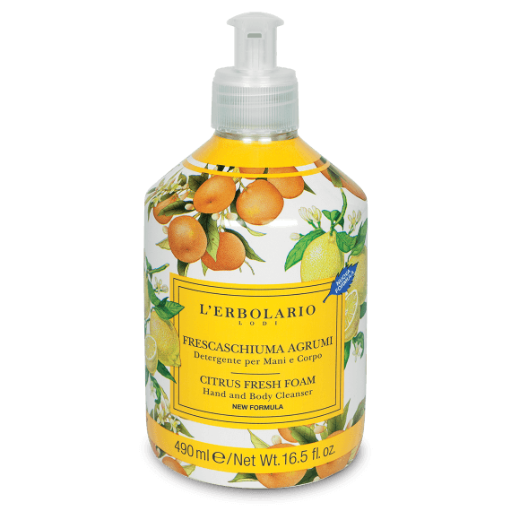 L'Erbolario Detergente Mani e Corpo Frescaschiuma Agrumi 490ml-1