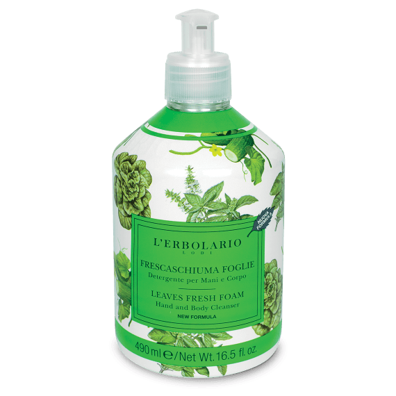 L'Erbolario Detergente Mani e Corpo Frescaschiuma Foglie 490ml-1