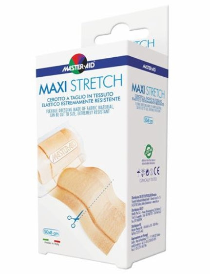 Master-Aid Maxi Stretch Cerotto da Taglio Elastico 100x8cm