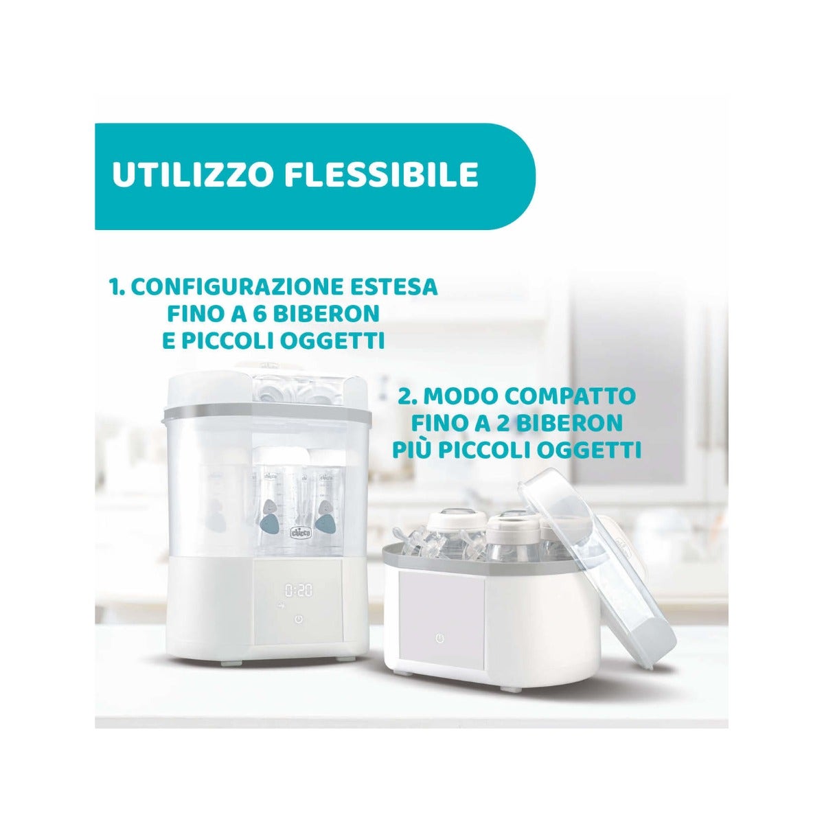 Chicco Sterilizzatore Con Asciugatura Rapido Per Biberon E Piccoli Oggetti-3