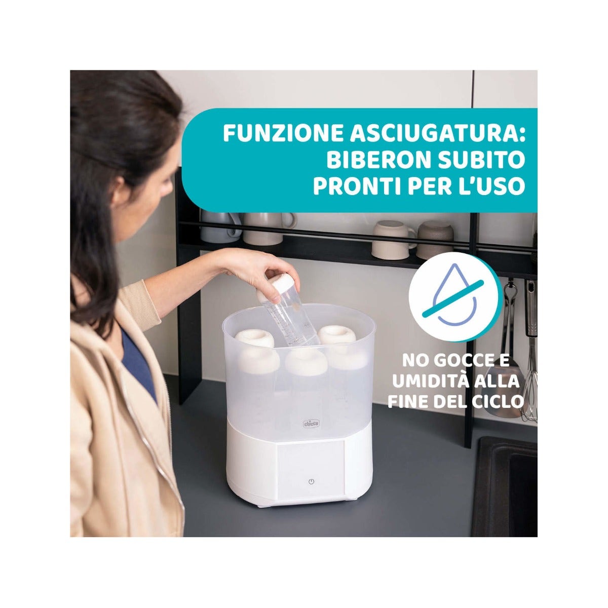 Chicco Sterilizzatore Con Asciugatura Rapido Per Biberon E Piccoli Oggetti-4