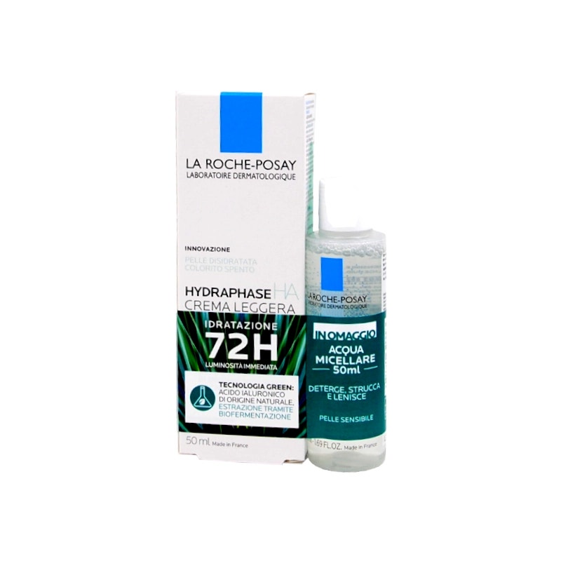 La Roche-Posay Hydraphase HA Crema Leggera 50ml + Acqua Micellare Ultra 50ml -2
