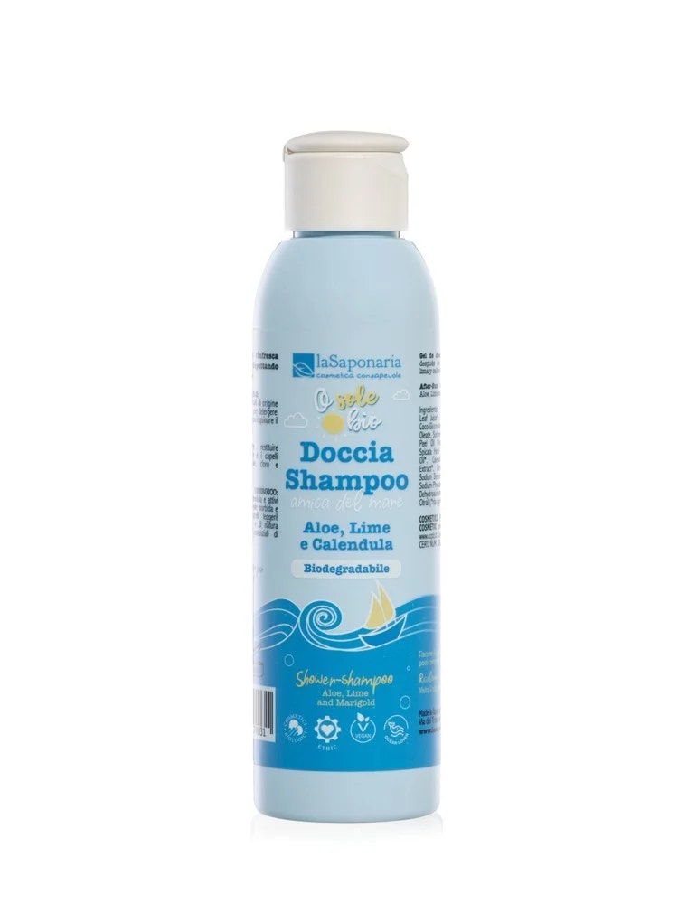 La Saponaria Doccia Shampoo Amico Del Mare Biodegradabile Corpo E Capelli 150ml-2