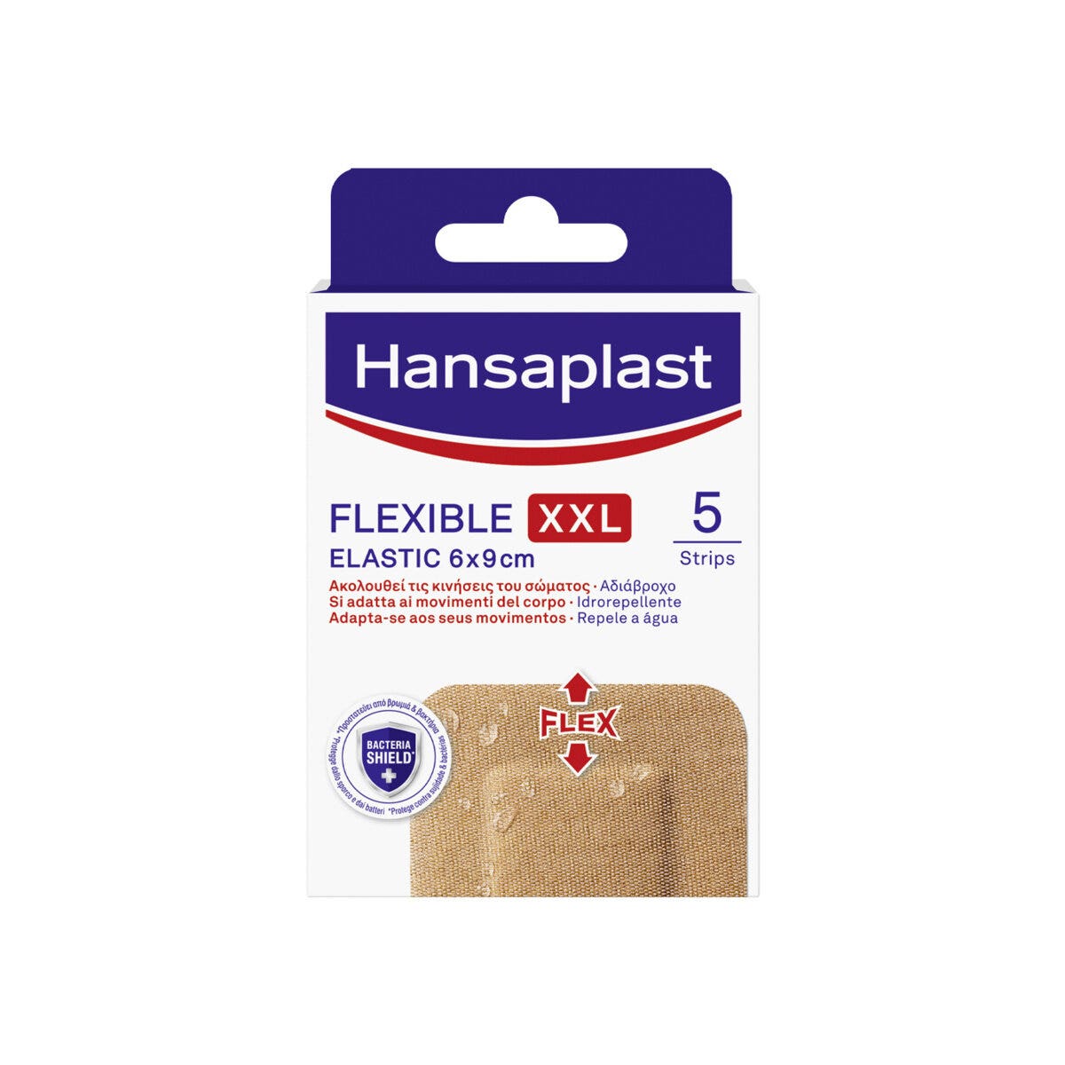 Hansaplast Cerotti Flexible XXL Medicazione Elastici Per Articolazioni 6x9cm 5 Pezzi-1