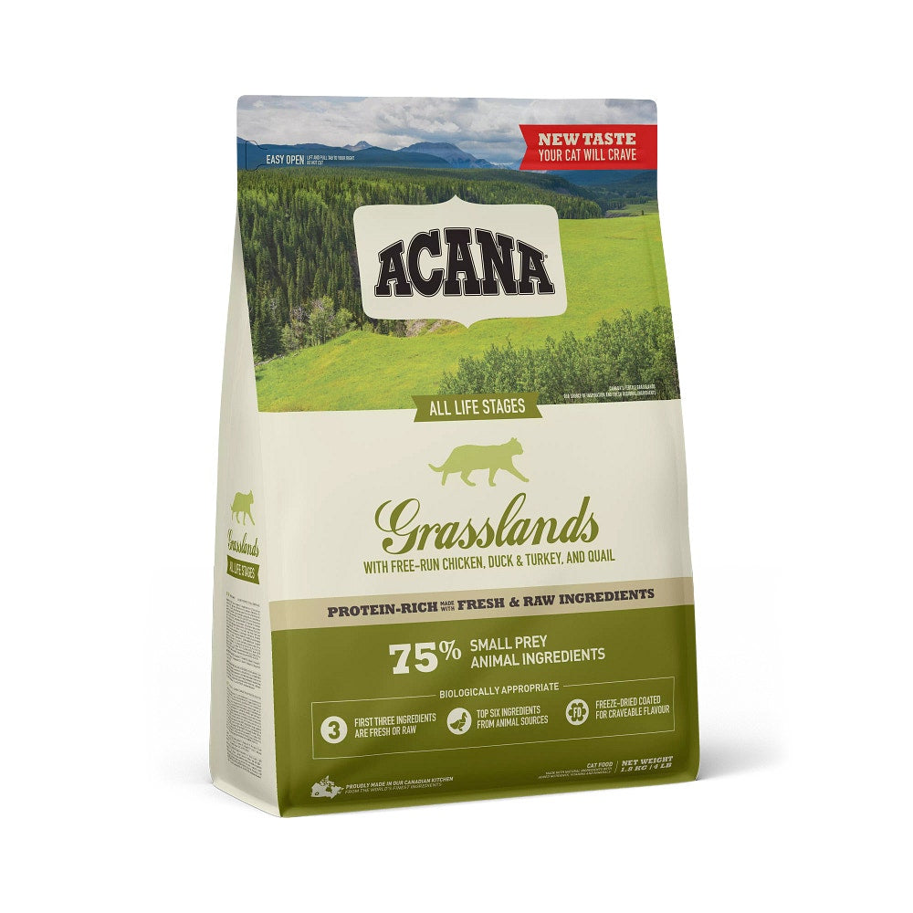 Acana Gatto Grassland All Life Stages Crocchette Pollo E Anatra Sacco 1,8kg-4