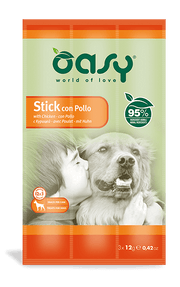 Oasy Snack Con Pollo Per Cani 3 Sticks-1