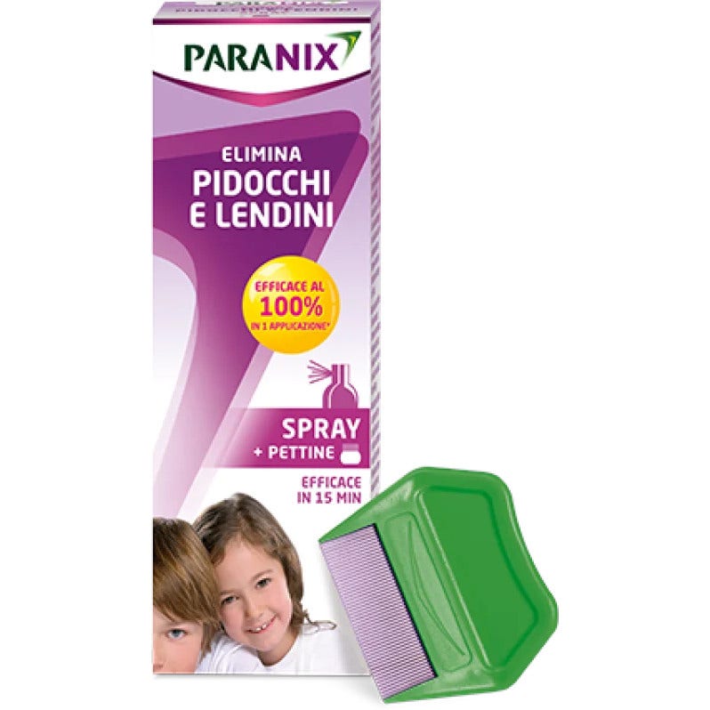 Paranix Spray Trattamento Antipediculosi 100ml + Pettine-1