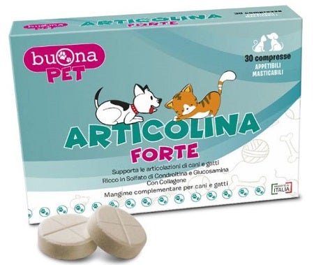 Buona Pet Articolina Forte Mangime Complementare Per Cani E Gatti 30 Compresse-1