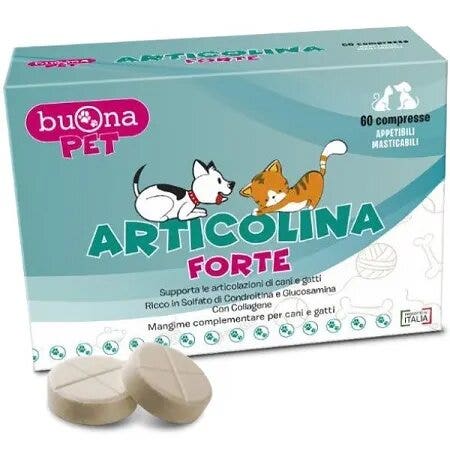 Buona Pet Articolina Forte Mangime Complementare Per Cani E Gatti 60 Compresse-2