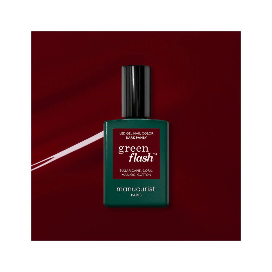 Manucurist Green Flash Smalto Semipermanente Dark Pansy 15ml-0
