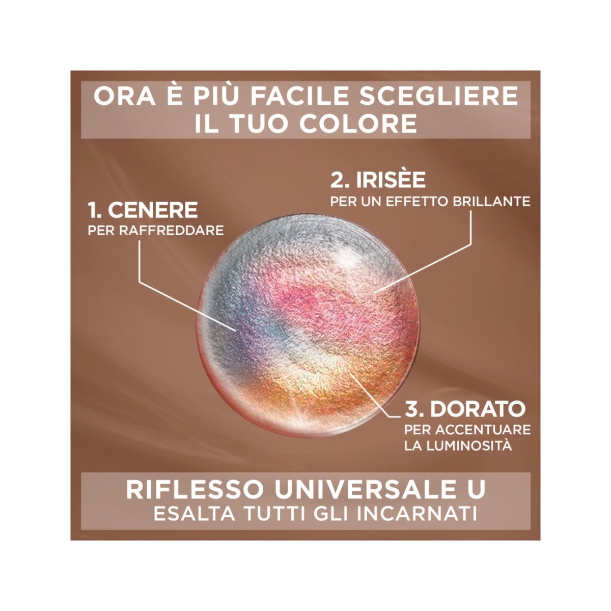 L'Oréal Paris Kit Excellence Universal Nude Colorazione Permanente 3U Castano Scuro Universale-4