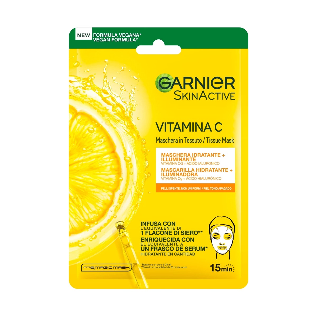 Garnier Maschera In Tessuto Vitamina C Viso 28g-1