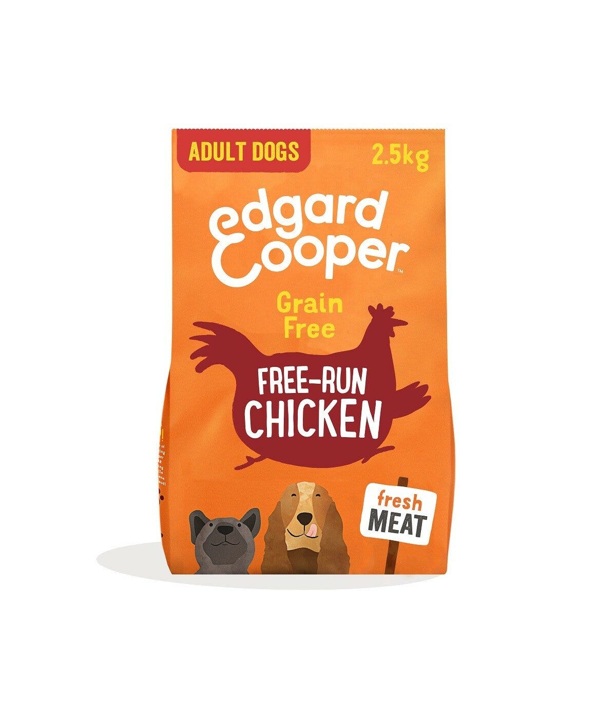 Edgard & Cooper Adult Pollo Allevato A Terra Senza Cereali Crocchette per Cani 2,5 Kg-1
