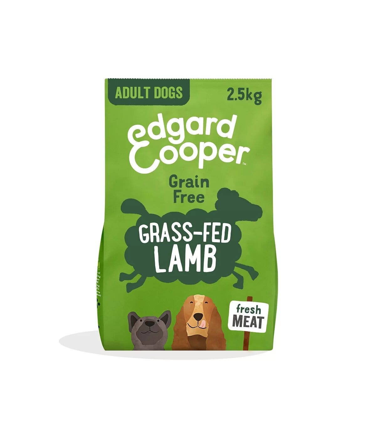 Edgard & Cooper Adult Agnello Nutrito Con Erba Senza Cereali Cibo Secco per Cani 2,5kg-1