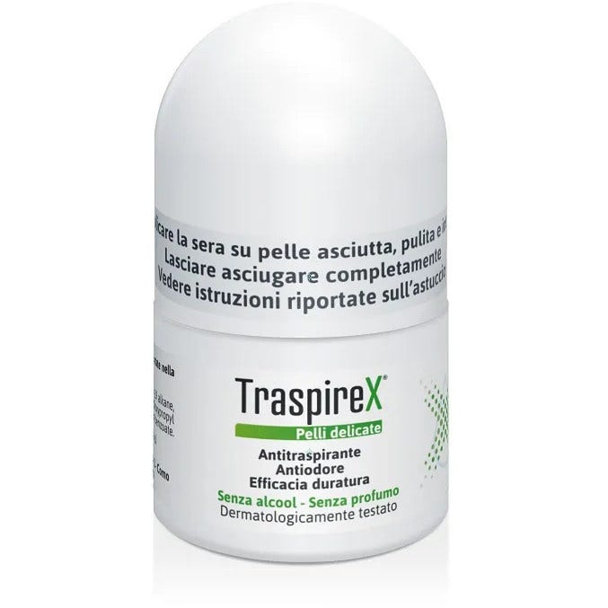 Traspirex Roll-On Ascelle Antitraspirante Pelli Delicate 20ml-2