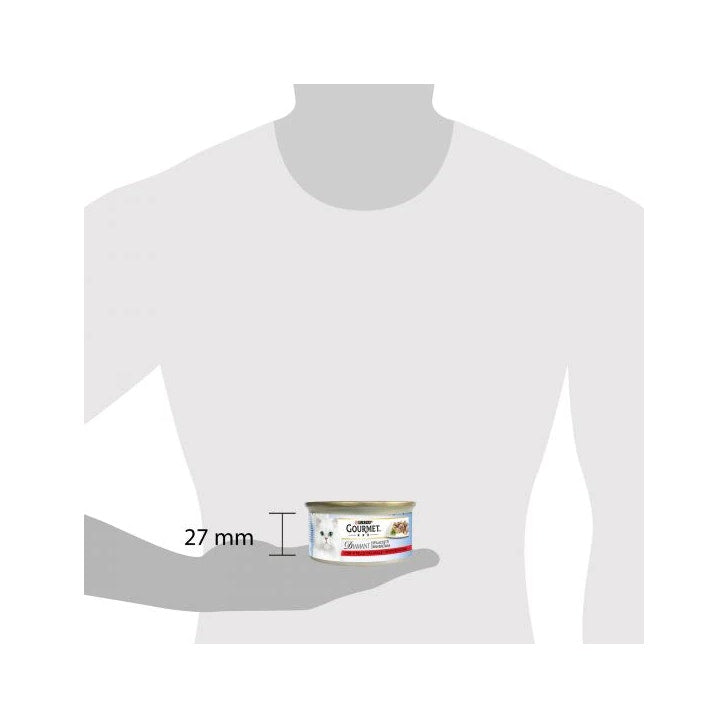 Purina Gourmet Diamant Sfilaccetti Con Vitello Naturale Per Gatti Lattina 85g-2