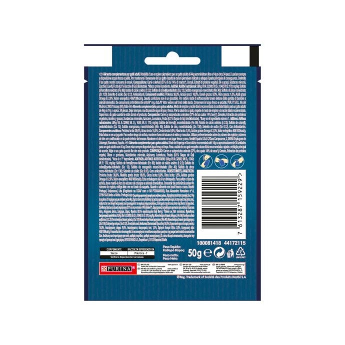 Purina Felix Naturally Delicious Gusto Manzo Cibo Umido Gatti Adulti Busta 50g-2