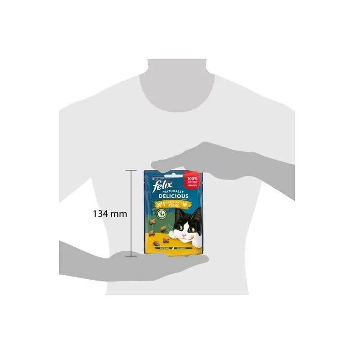Purina Felix Naturally Delicious Gusto Pollo Cibo Umido Gatti Adulti Busta 50g-4