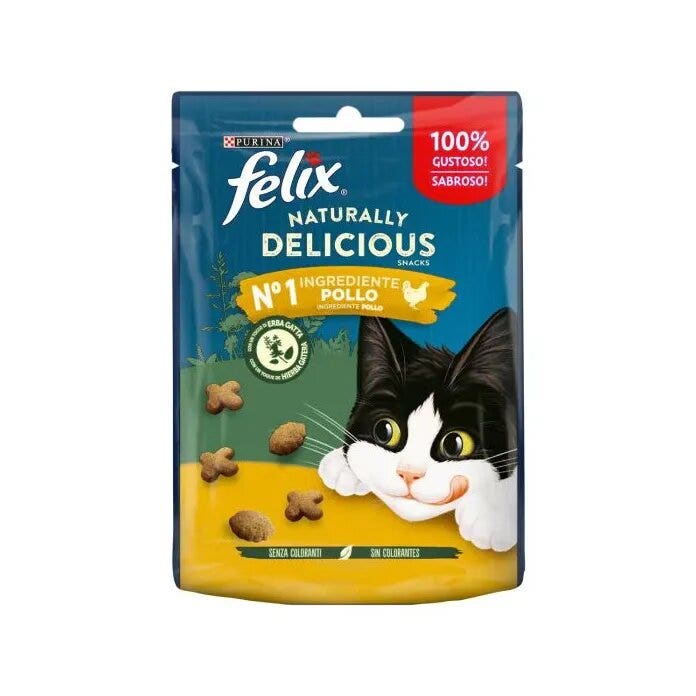 Purina Felix Naturally Delicious Gusto Pollo Cibo Umido Gatti Adulti Busta 50g-1