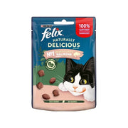 Purina Felix Naturally Delicious Gusto Salmone Cibo Umido Gatti Adulti Busta 50g-1