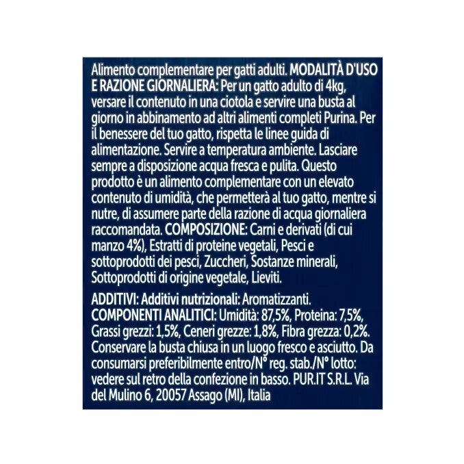 Purina Felix Soup Gusto Manzo Cibo Umido Gatti Adulti Busta 48g-7