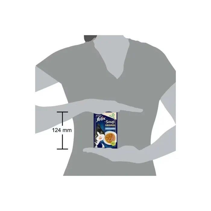 Purina Felix Soup Gusto Platessa Cibo Umido Gatti Adulti Busta 48g-5