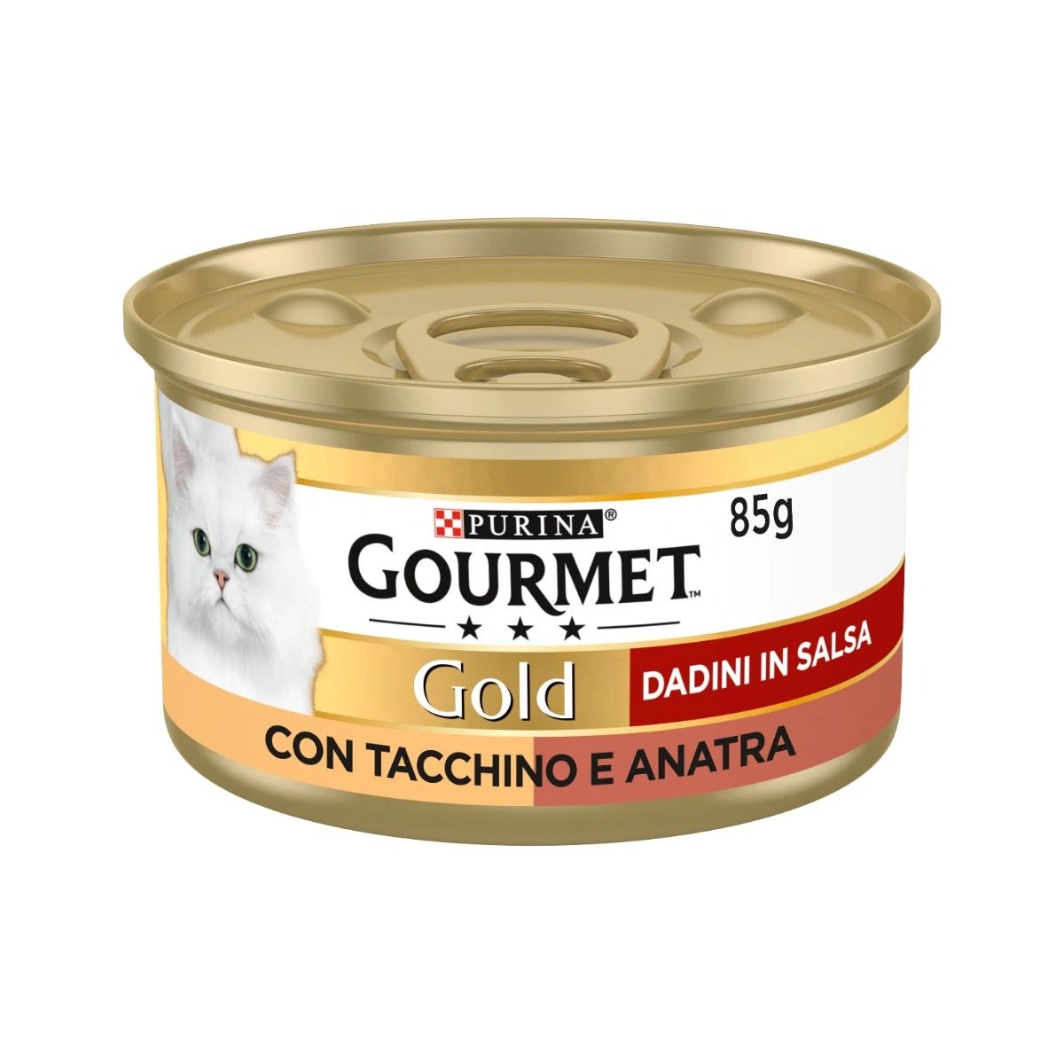 Purina Gourmet Gold Dadini In Salsa Con Tacchino E Anatra Per Gatti Lattina 85g-1
