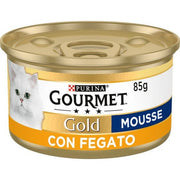 Purina Gourmet Gold Mousse Con Fegato Per Gatti Lattina 85g-1