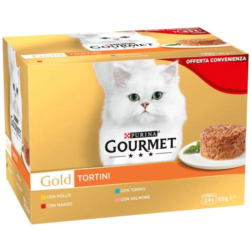 Purina Gourmet Gold Mix Tortini 24x85g-1