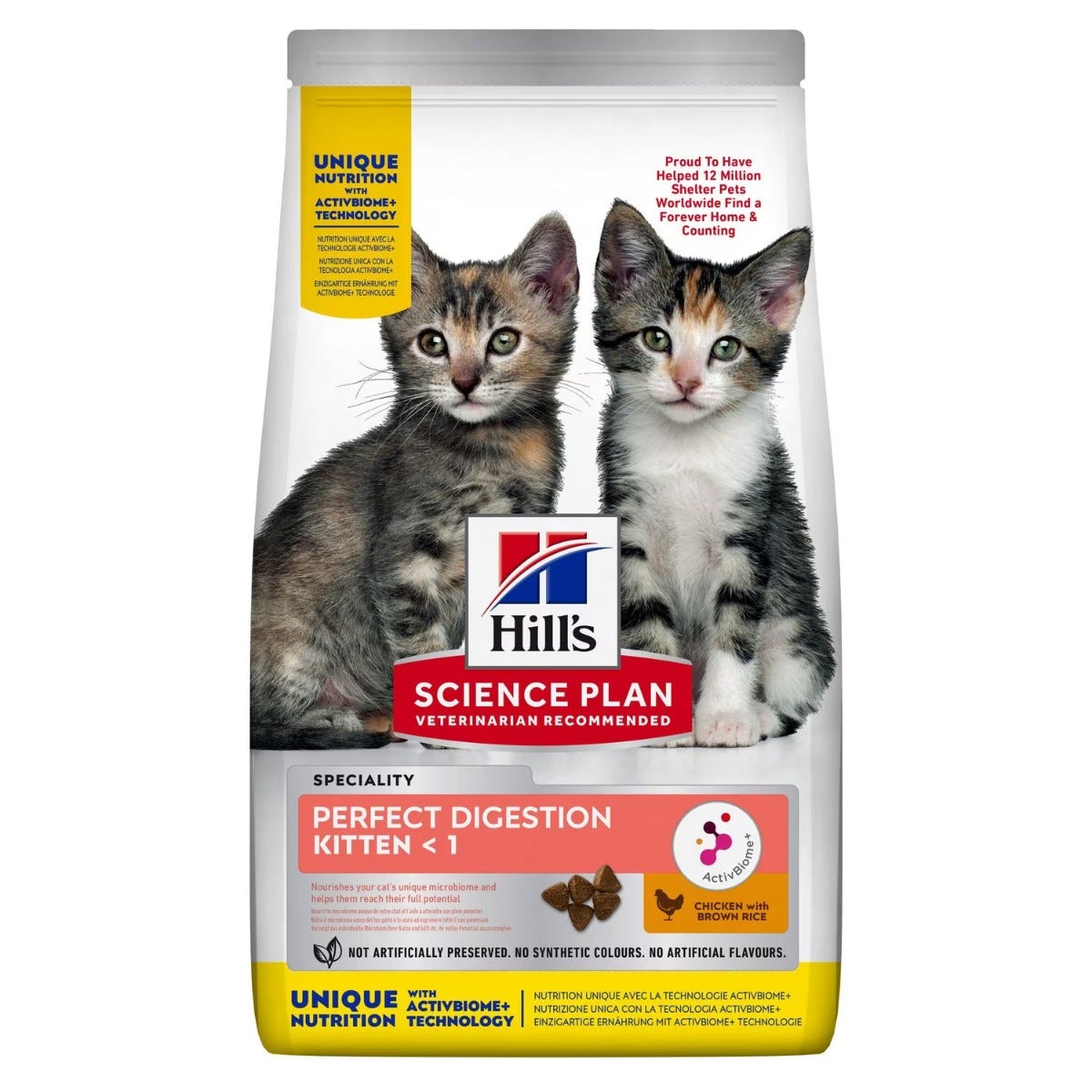 Hill's Science Plan Perfect Digestion Cibo Secco Con Pollo Per Gattini Sacco 1,5kg-1