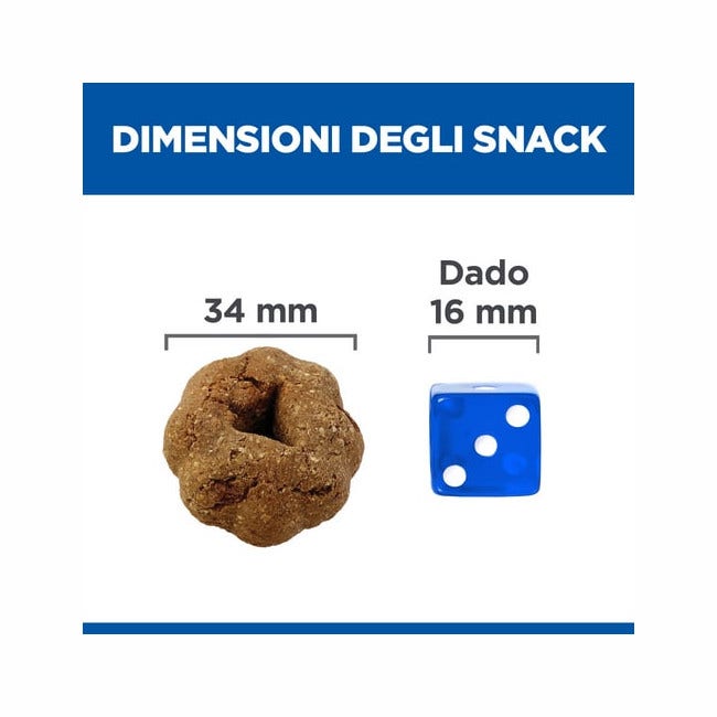 Hill's No Grain Crunchy Snack per Cani con Pollo e Mele Bustina 227gr-2