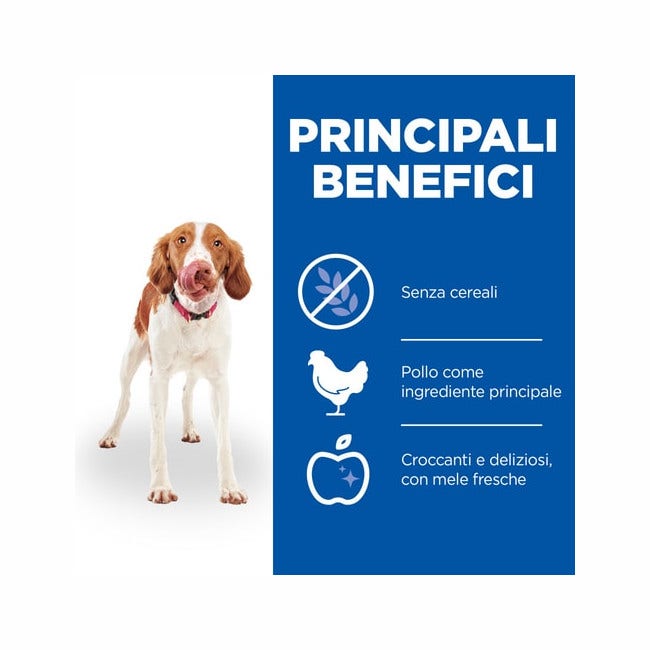 Hill's No Grain Crunchy Snack per Cani con Pollo e Mele Bustina 227gr-3