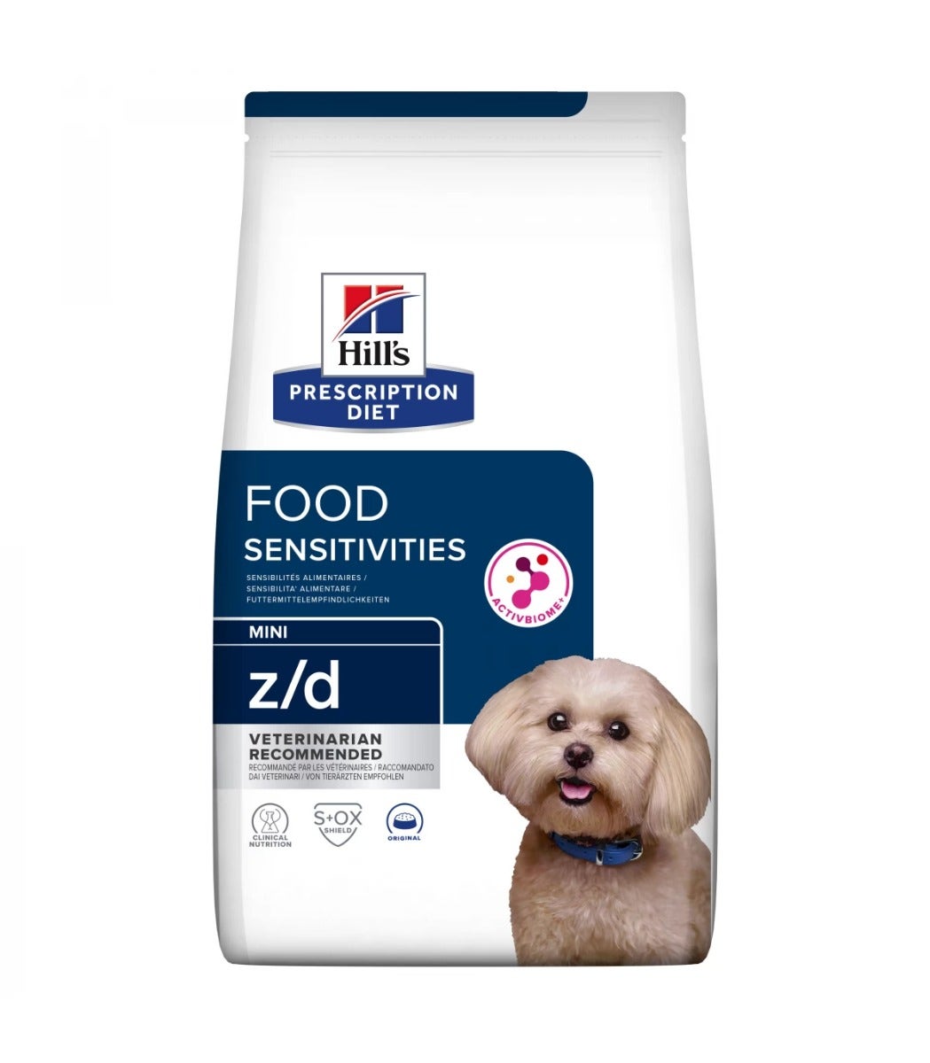 Hill's Prescription Diet Z/D Mini Food Sensitivities Per Cani Taglia Mini Sacco 1 Kg-1
