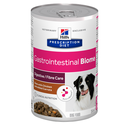 Hill's Prescription Diet Gastrointestinal Biome Spezzatino Per Cani Pollo E Carote Lattina 354g-2