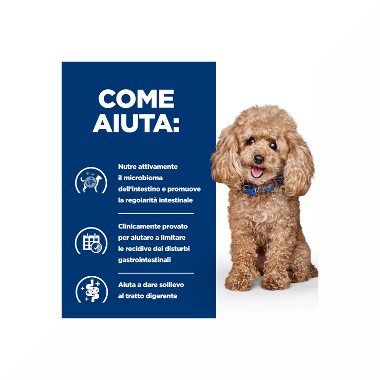 Hill's Prescription Diet Gastrointestinal Biome Crocchette per Cani Taglia Piccola Sacco Da 1 Kg-3