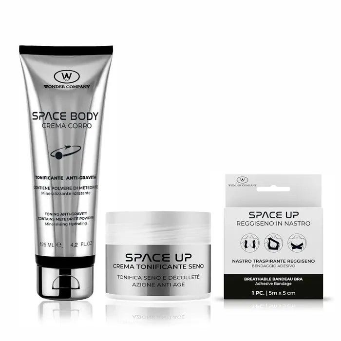 Lr Wonder Cofanetto Space Corpo Crema Corpo 125ml + Crema Seno 100ml + Reggiseno In Nastro 5m-4